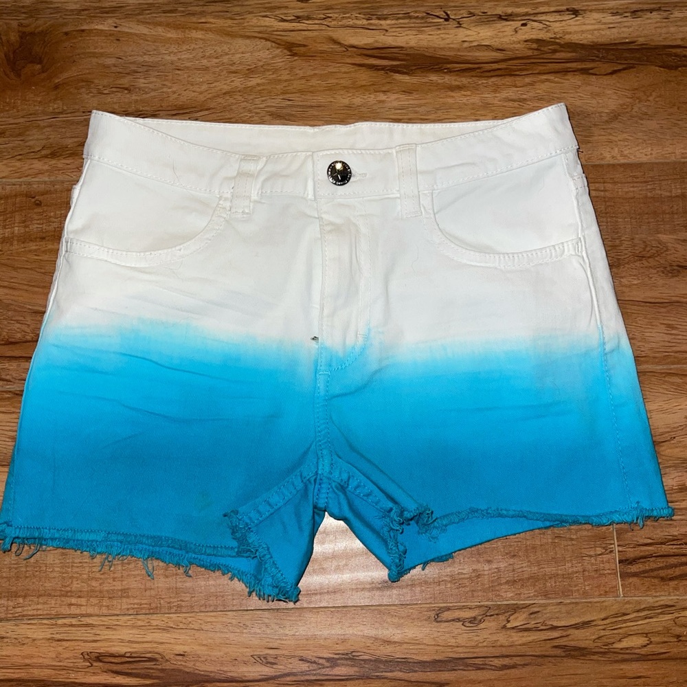 Ombré denim kids shorts‎